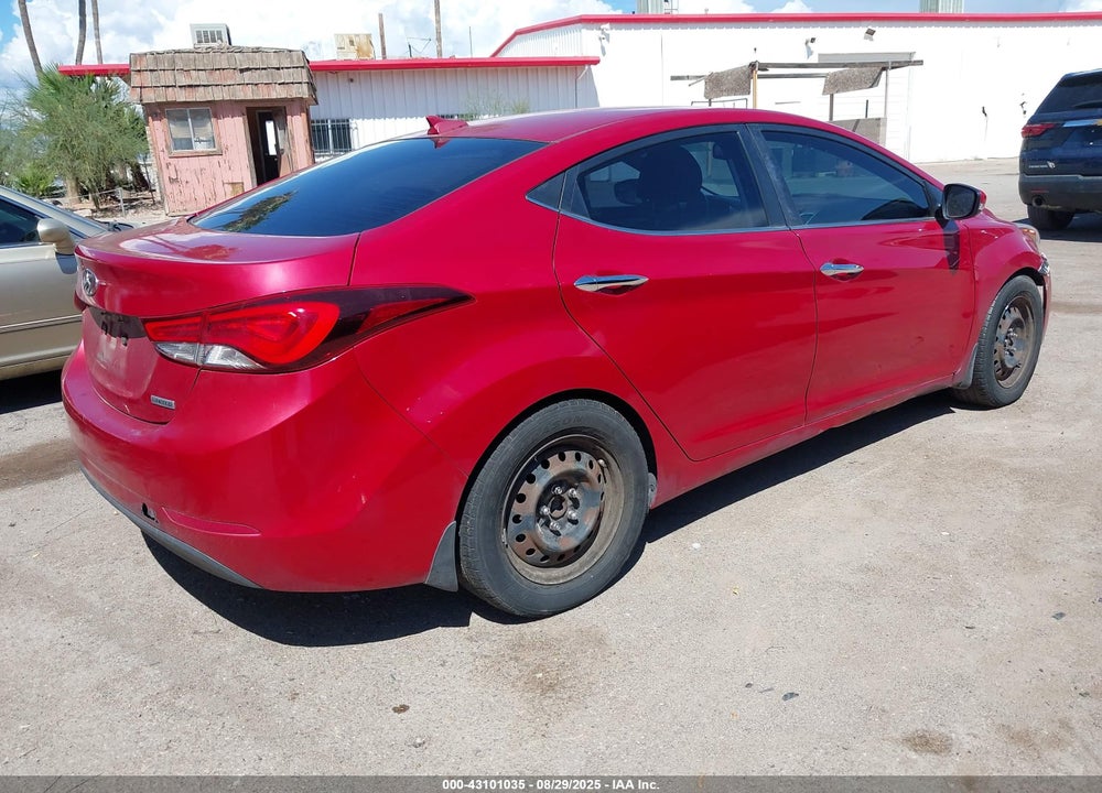 2015 HYUNDAI ELANTRA LIMITED VIN: KMHDH4AE9FU381548