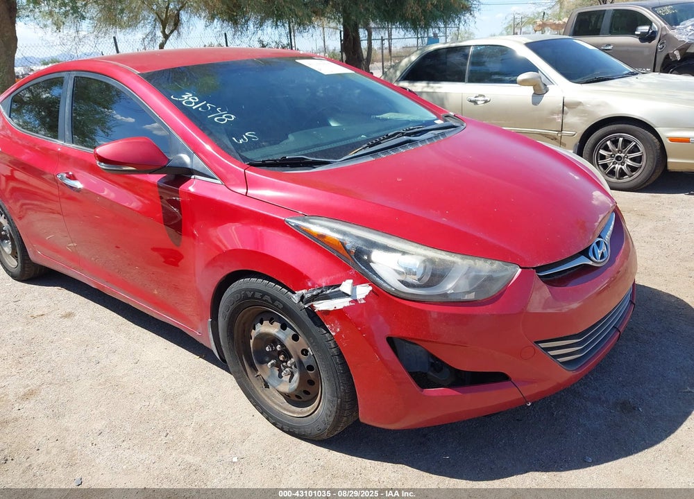 2015 HYUNDAI ELANTRA LIMITED VIN: KMHDH4AE9FU381548