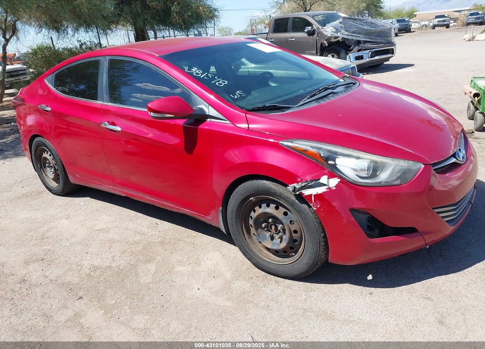 2015 HYUNDAI ELANTRA LIMITED VIN: KMHDH4AE9FU381548