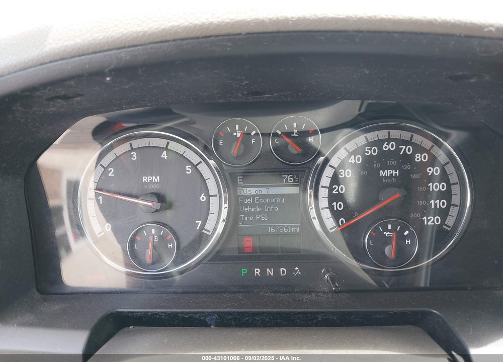 2010 DODGE RAM 1500 VIN: 1D7RV1GT4AS124878