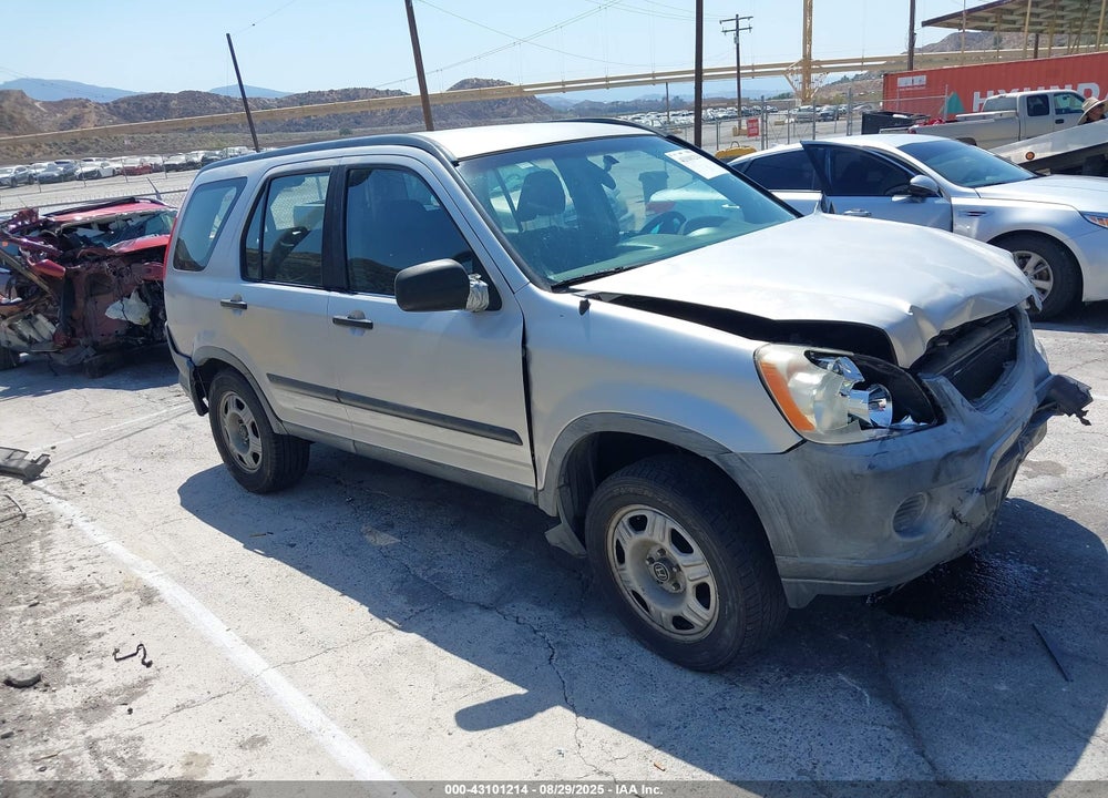 2005 HONDA CR-V LX VIN: JHLRD68595C009576