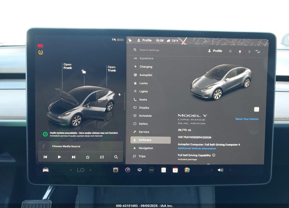 2023 TESLA MODEL Y AWD/LONG RANGE DUAL MOTOR ALL-WHEEL DRIVE VIN: 7SAYGDEE8PA122529