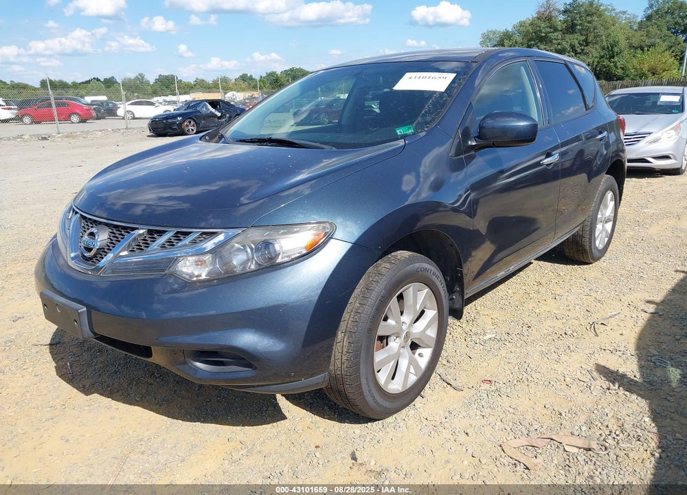 2013 NISSAN MURANO S VIN: JN8AZ1MW4DW305135