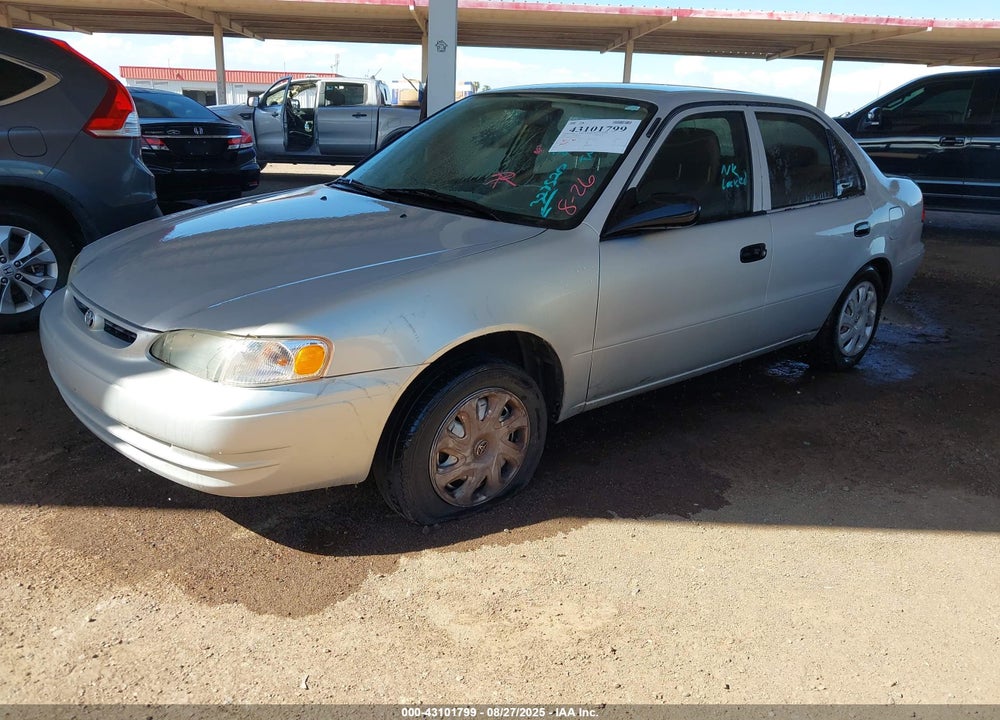 2000 TOYOTA COROLLA VE VIN: 2T1BR12EXYC327570