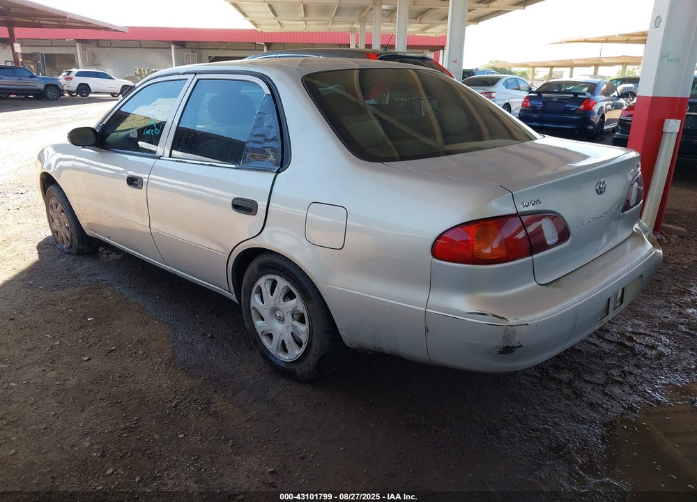 2000 TOYOTA COROLLA VE VIN: 2T1BR12EXYC327570