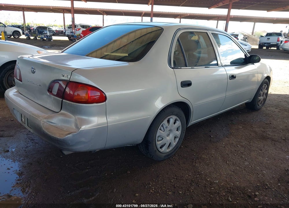 2000 TOYOTA COROLLA VE VIN: 2T1BR12EXYC327570