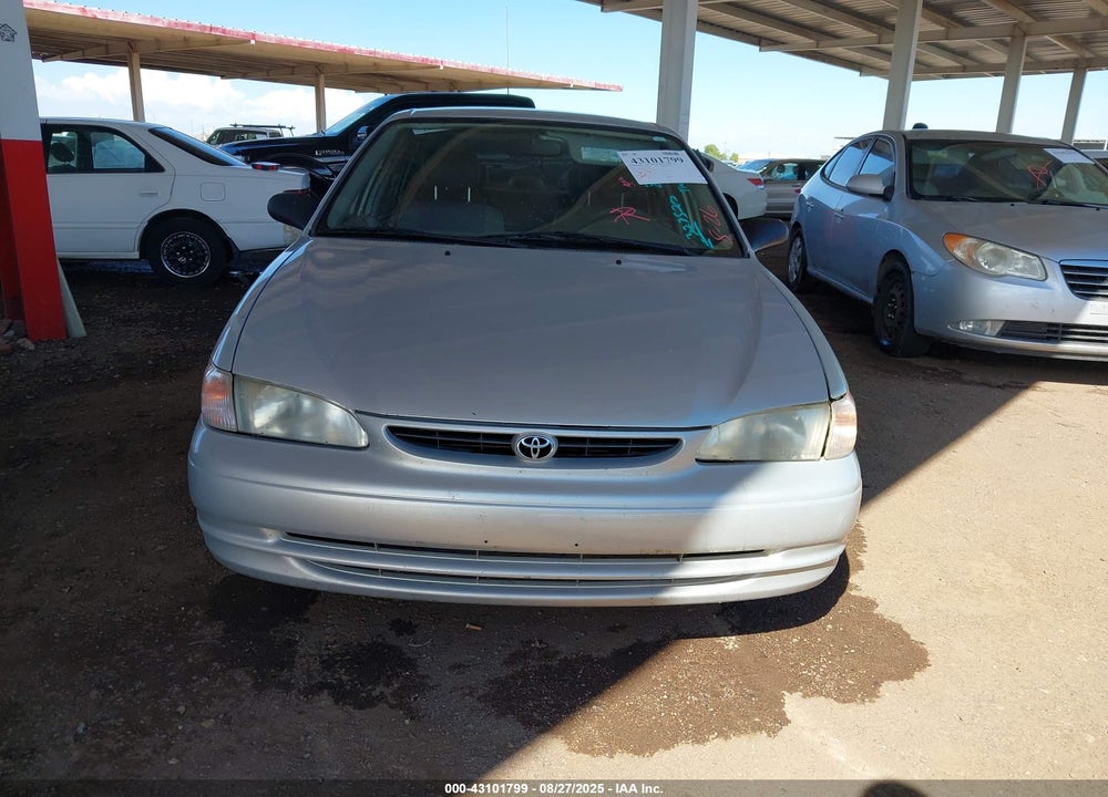 2000 TOYOTA COROLLA VE VIN: 2T1BR12EXYC327570