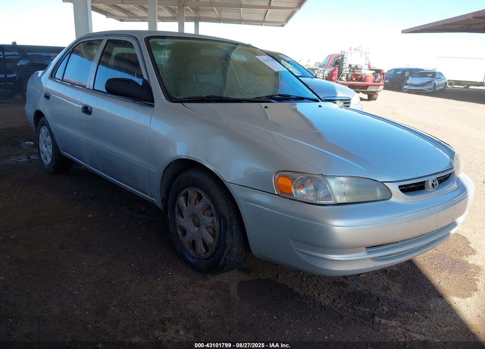 2000 TOYOTA COROLLA VE VIN: 2T1BR12EXYC327570