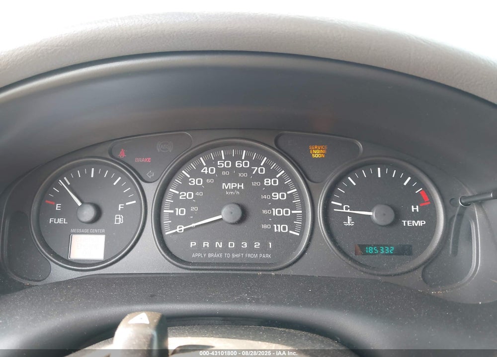 2003 CHEVROLET VENTURE LS VIN: 1GNDX03E63D221952