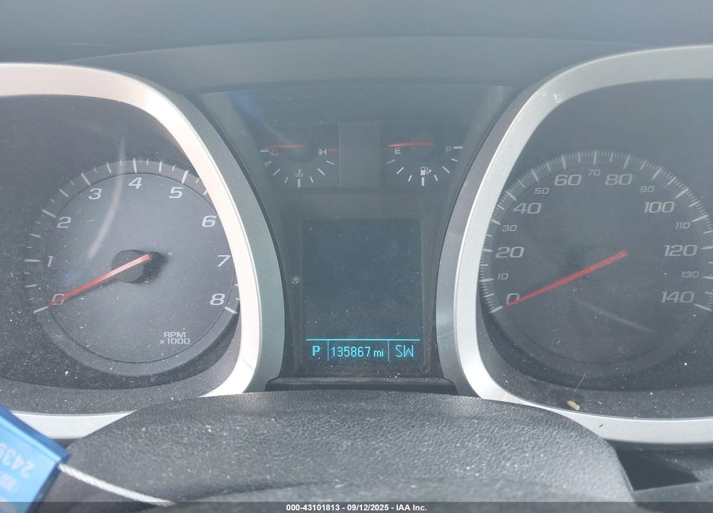 2013 CHEVROLET EQUINOX VIN: 1GNALBEK7DZ131579