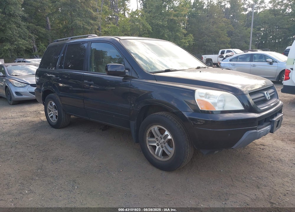 2005 HONDA PILOT EX-L VIN: 5FNYF185X5B011409