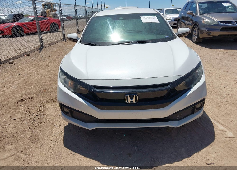 2019 HONDA CIVIC VIN: 2HGFC2F86KH587587