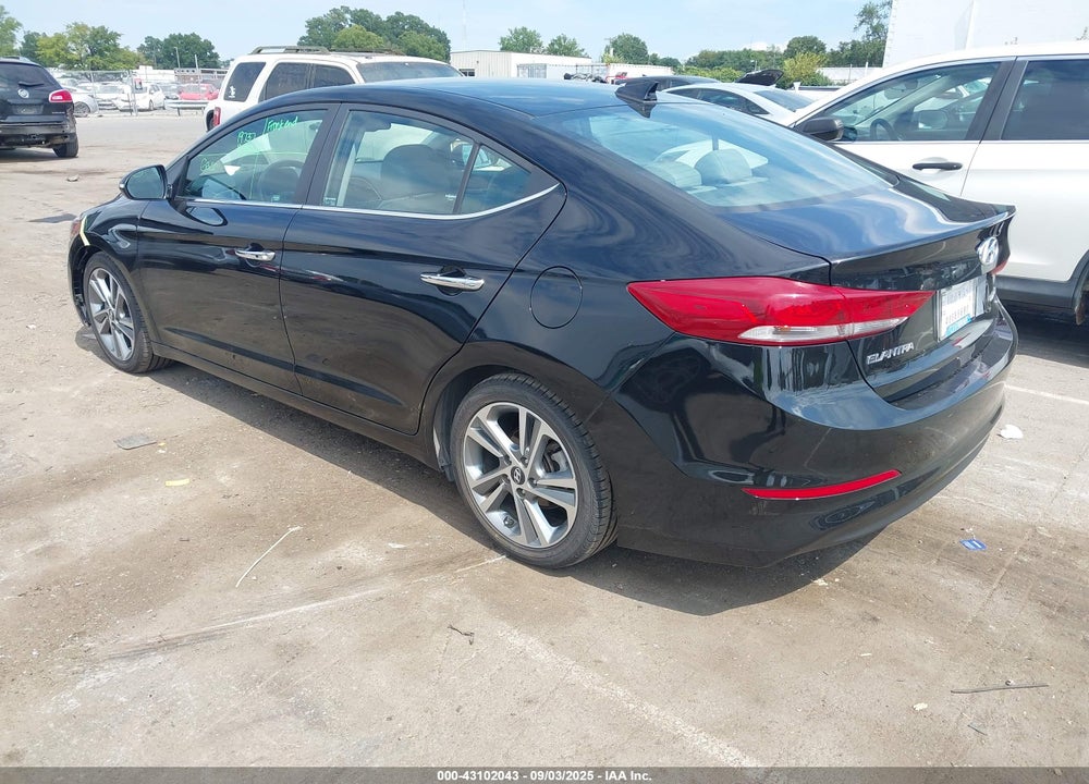 2017 HYUNDAI ELANTRA LIMITED VIN: KMHD84LF5HU156097