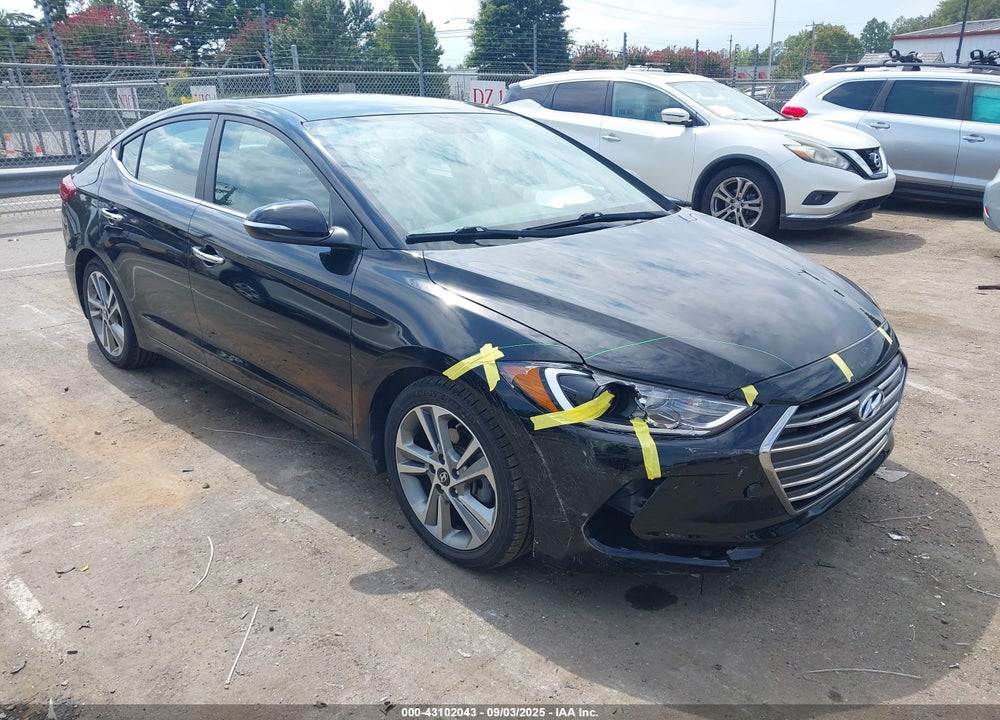 2017 HYUNDAI ELANTRA LIMITED VIN: KMHD84LF5HU156097