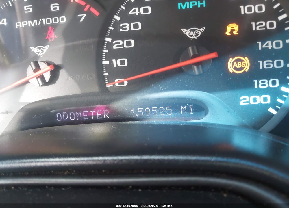 2000 CHEVROLET CORVETTE VIN: 1G1YY32G7Y5133160