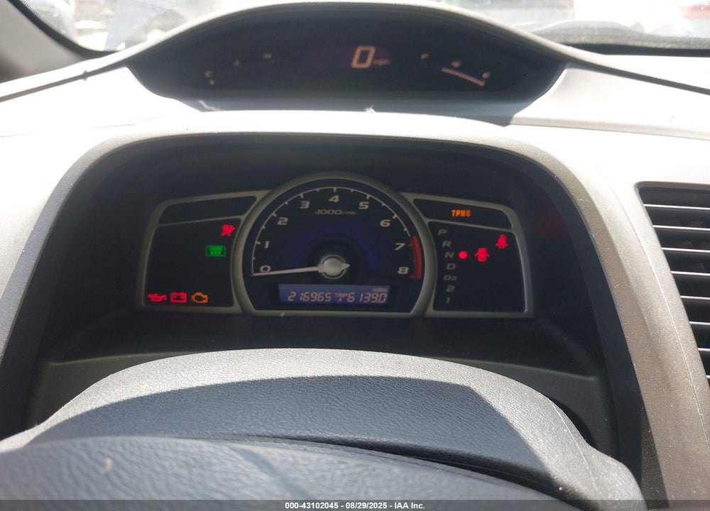 2009 HONDA CIVIC VIN: 1HGFA16859L008831