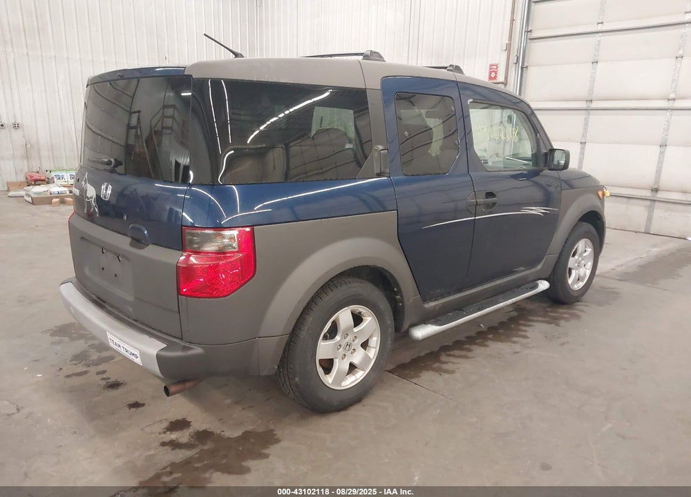 2003 HONDA ELEMENT EX VIN: 5J6YH28503L019698