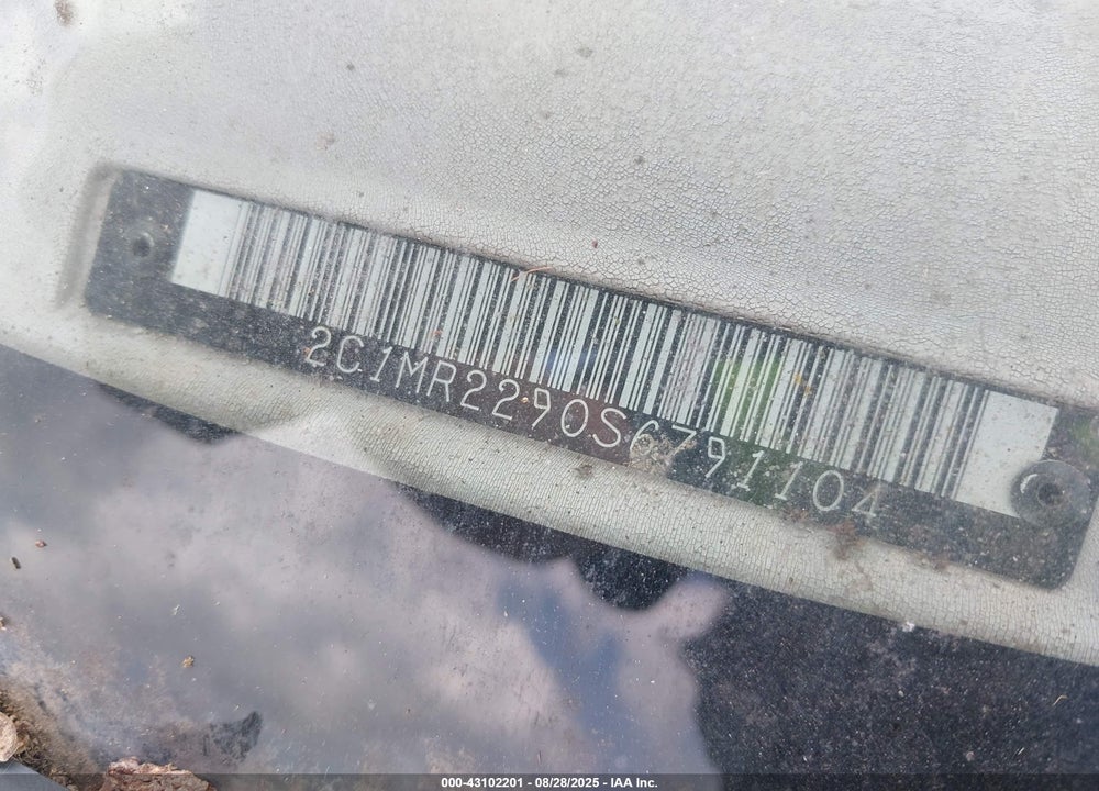 1995 GEO METRO LSI VIN: 2C1MR2290S6791104
