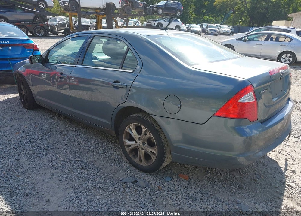 2012 FORD FUSION VIN: 3FAHP0HAXCR185437