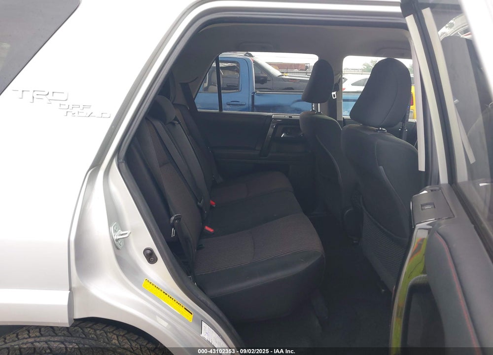 2021 TOYOTA 4RUNNER TRD OFF ROAD VIN: JTEPU5JR9M5933588