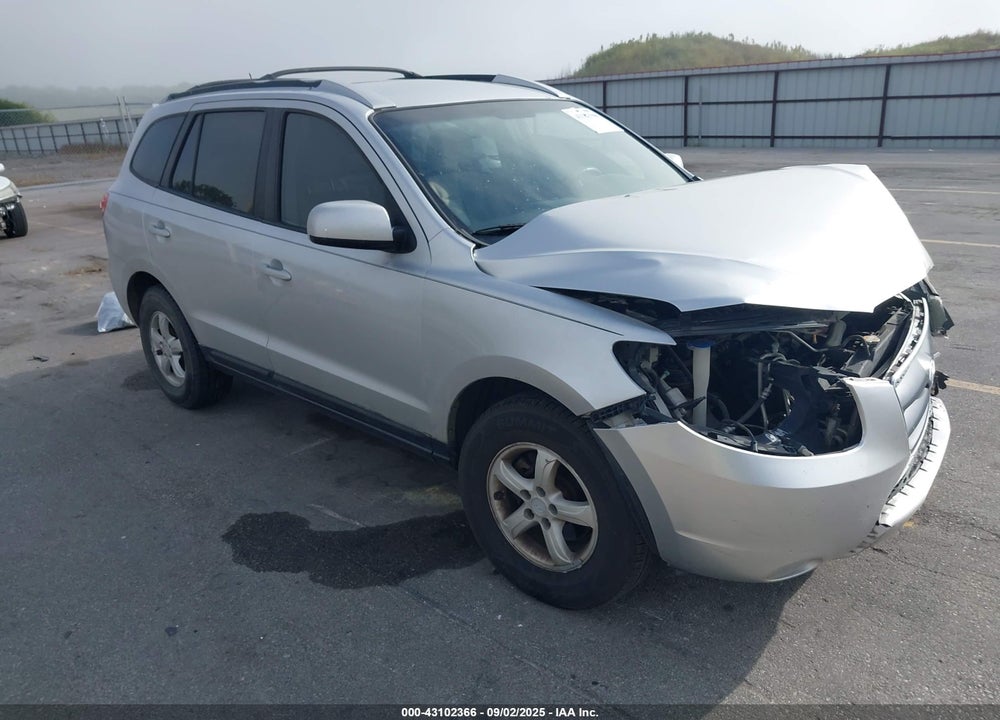 2007 HYUNDAI SANTA FE GLS VIN: 5NMSG13D97H076500