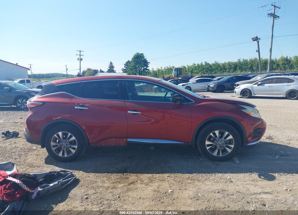 2016 NISSAN MURANO VIN: 5N1AZ2MH2GN148424