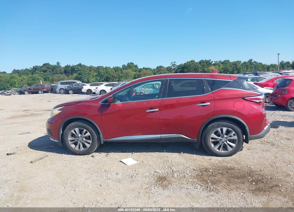 2016 NISSAN MURANO VIN: 5N1AZ2MH2GN148424