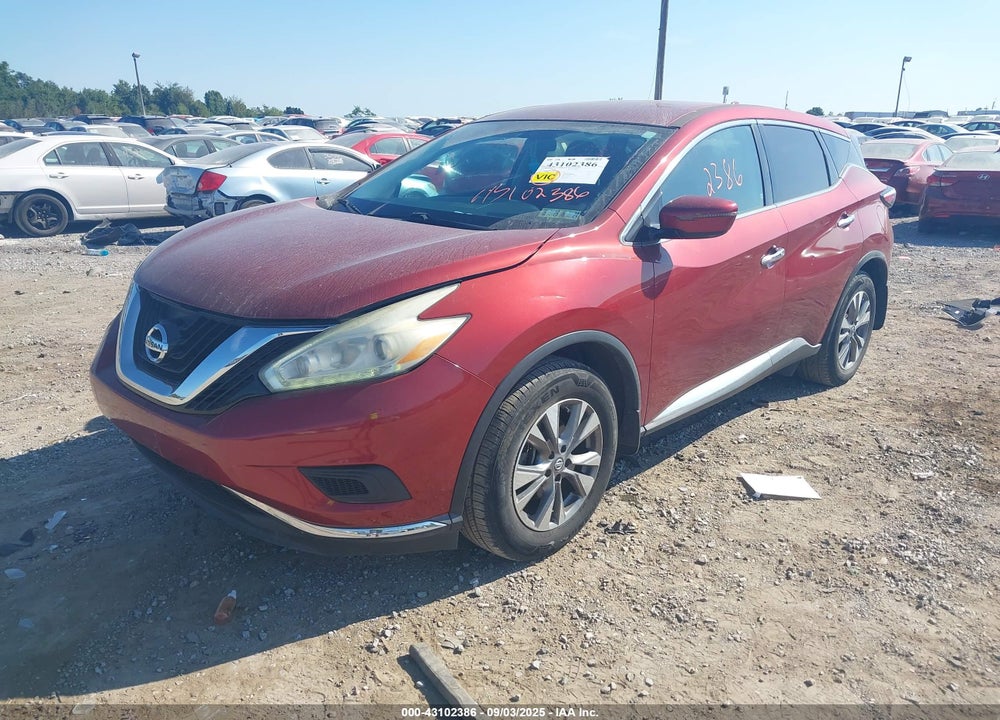 2016 NISSAN MURANO VIN: 5N1AZ2MH2GN148424