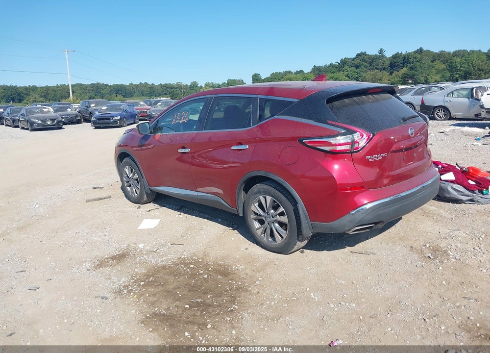 2016 NISSAN MURANO VIN: 5N1AZ2MH2GN148424