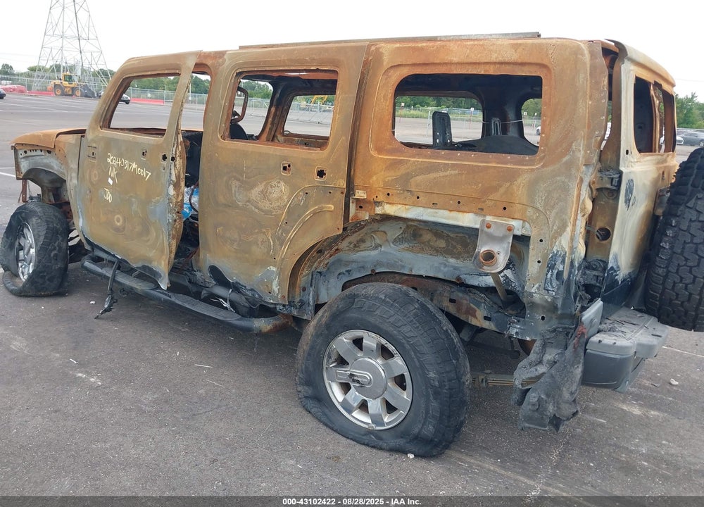 2008 HUMMER H3 SUV VIN: 5GTEN43E688188079