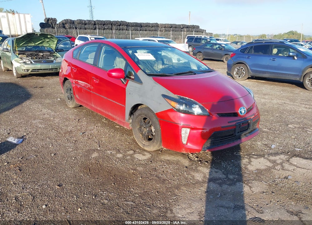 2012 TOYOTA PRIUS THREE VIN: JTDKN3DU7C1482604