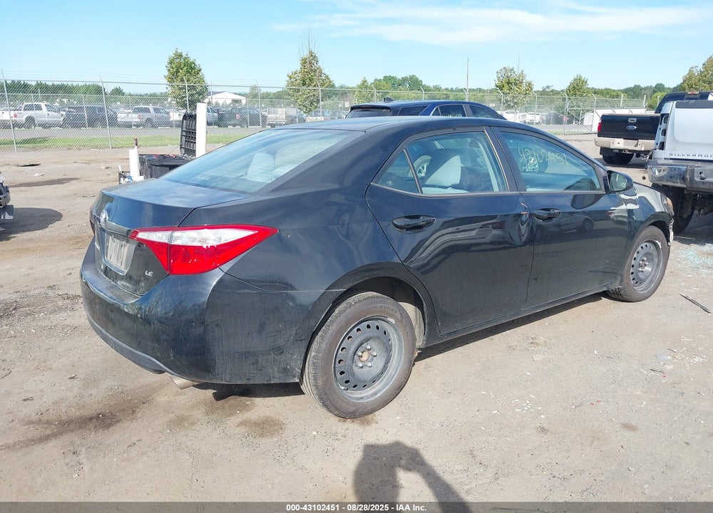 2015 TOYOTA COROLLA VIN: 2T1BURHE8FC238033