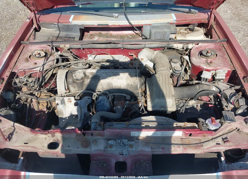 1987 DODGE SHELBY CHARGER VIN: 1B3BZ64E3HD304646