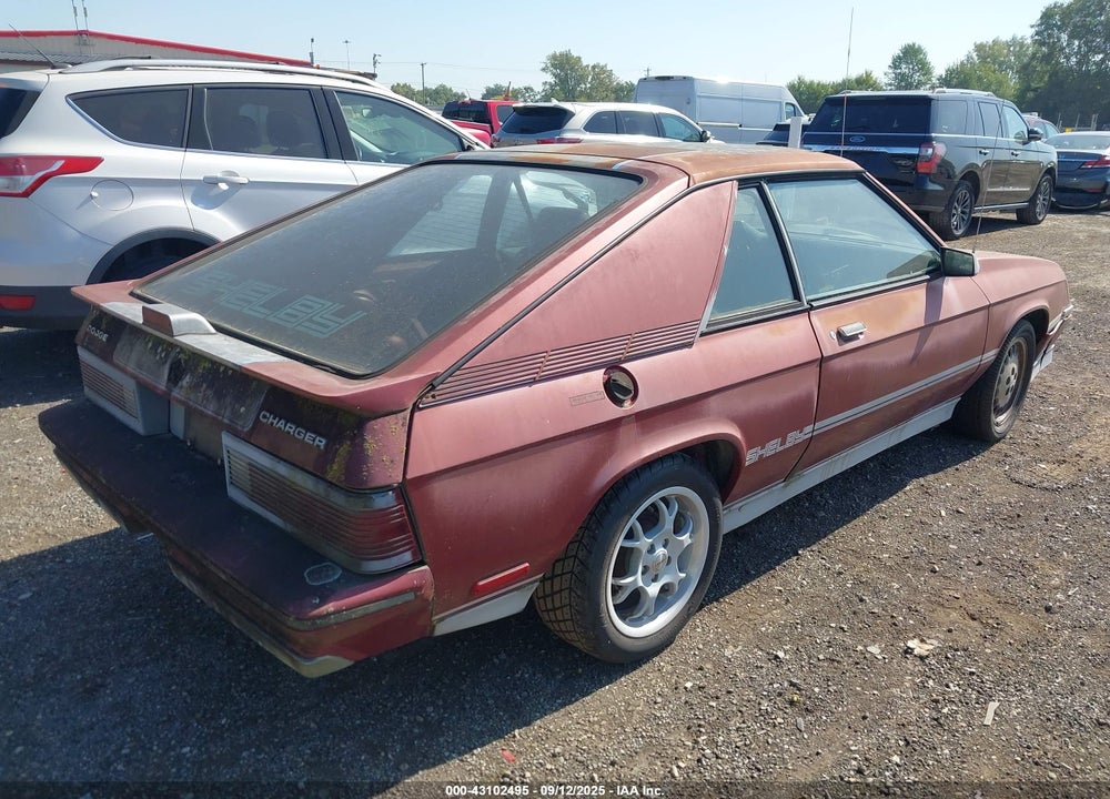 1987 DODGE SHELBY CHARGER VIN: 1B3BZ64E3HD304646