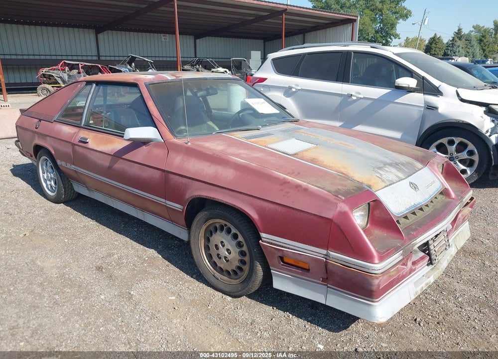 1987 DODGE SHELBY CHARGER VIN: 1B3BZ64E3HD304646