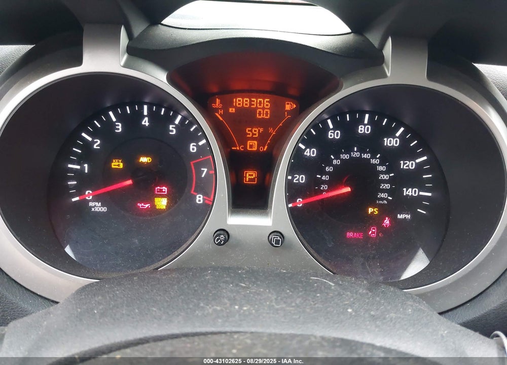 2011 NISSAN JUKE VIN: JN8AF5MV3BT005107