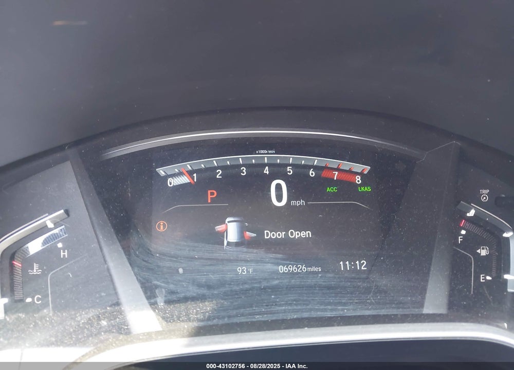 2021 HONDA CR-V VIN: 2HKRW1H87MH422152