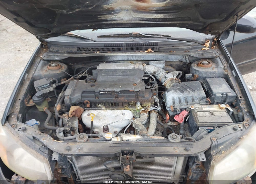 2009 KIA SPECTRA VIN: KNAFE222595640580