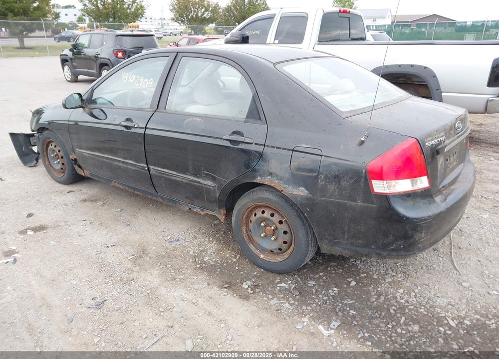 2009 KIA SPECTRA VIN: KNAFE222595640580