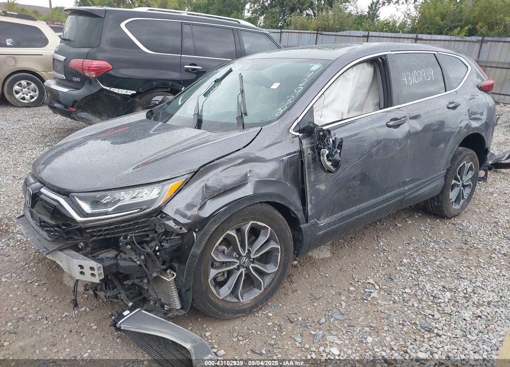 2022 HONDA CR-V HYBRID EX-L VIN: 5J6RT6H80NL042938
