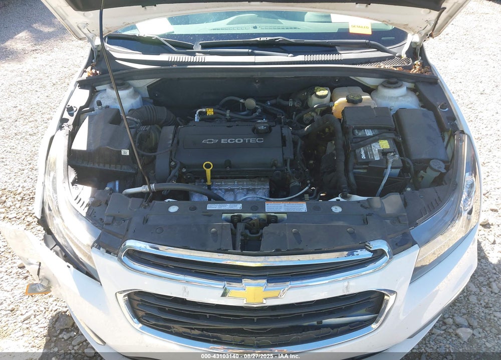 2015 CHEVROLET CRUZE VIN: 1G1PA5SH3F7222939