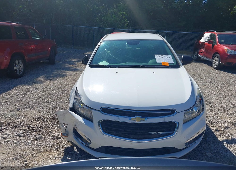 2015 CHEVROLET CRUZE VIN: 1G1PA5SH3F7222939