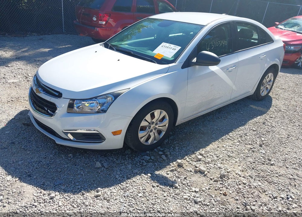 2015 CHEVROLET CRUZE VIN: 1G1PA5SH3F7222939