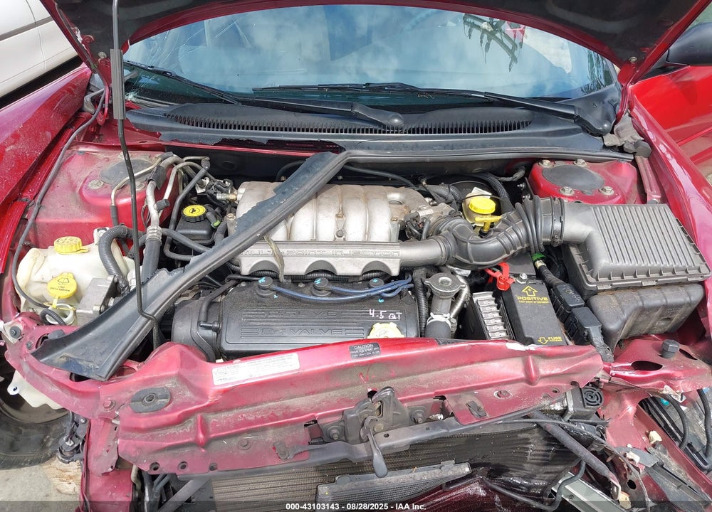 1996 CHRYSLER SEBRING JX VIN: 3C3EL45H8TT278000