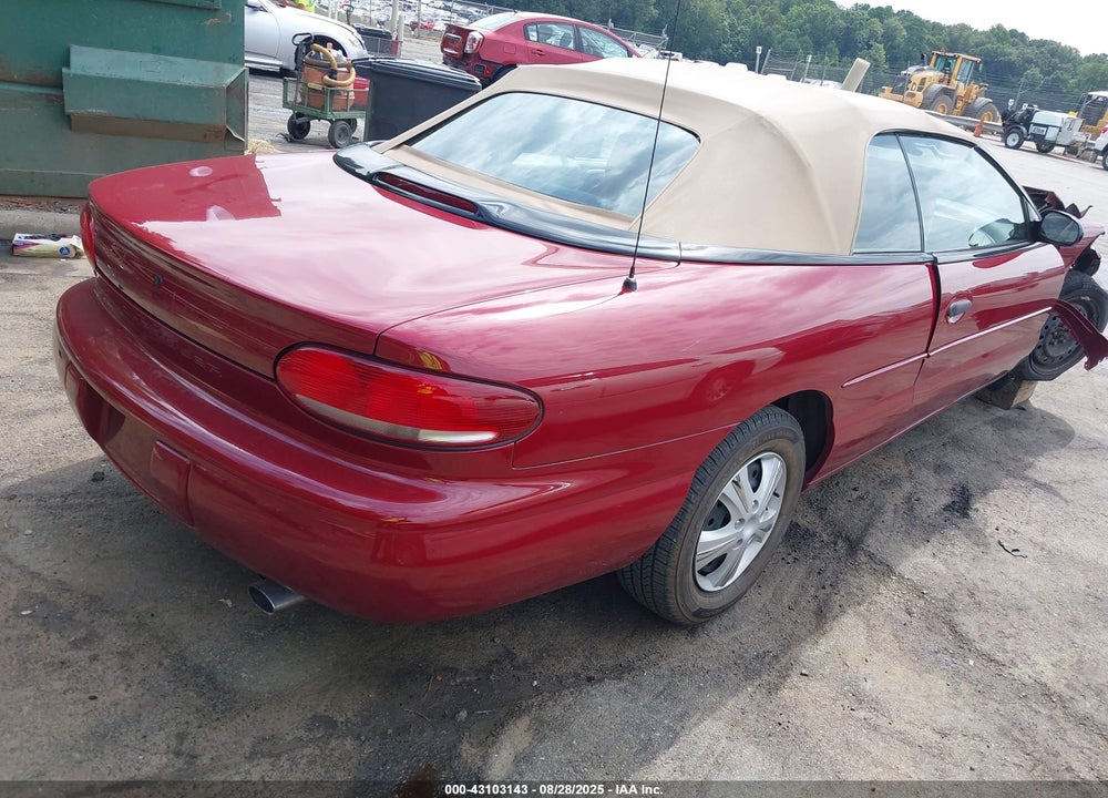 1996 CHRYSLER SEBRING JX VIN: 3C3EL45H8TT278000