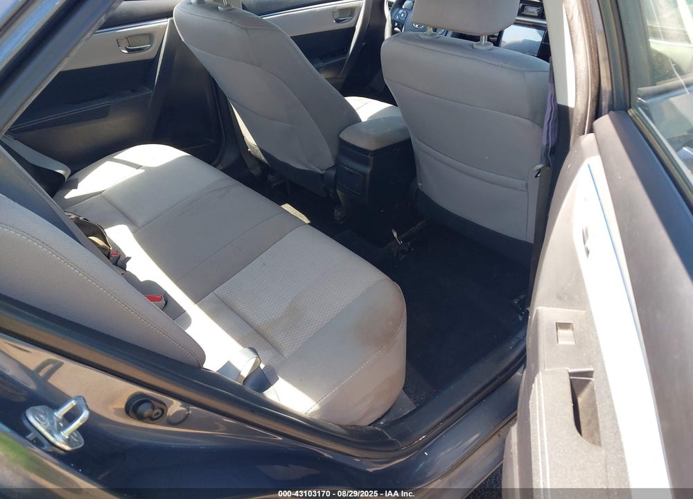 2015 TOYOTA COROLLA VIN: 2T1BURHEXFC324251