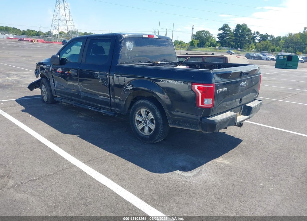 2015 FORD F-150 VIN: 1FTEW1C86FKD02613