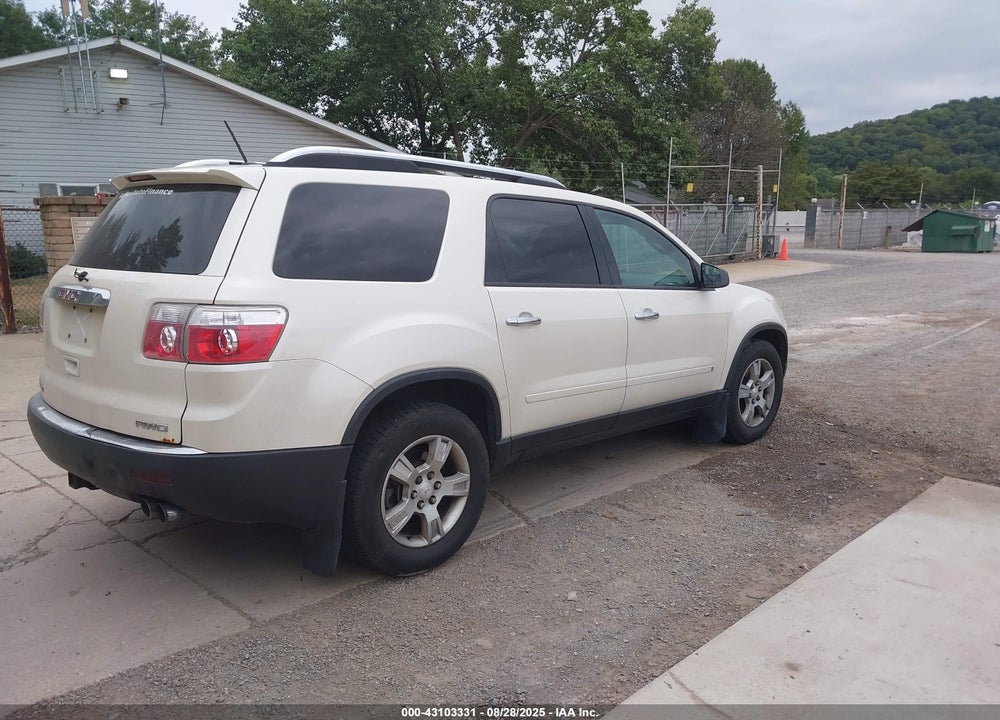 2009 GMC ACADIA SLE-1 VIN: 1GKEV13D89J178360