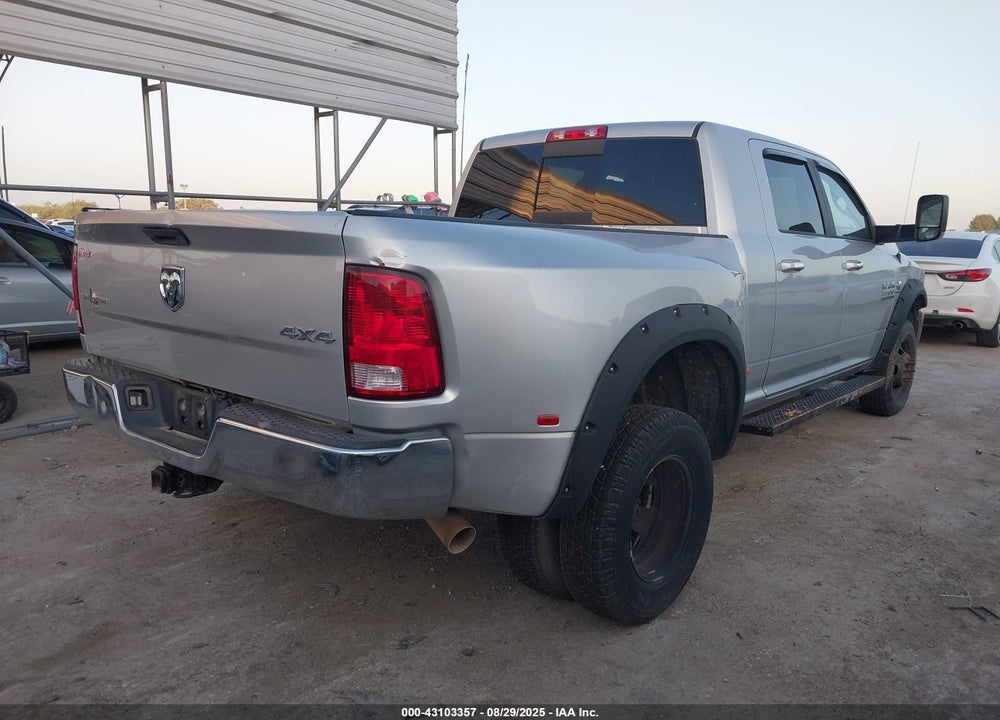 2018 RAM 3500 LONE STAR MEGA CAB 4X4 6'4 BOX VIN: 3C63RRLL8JG422907