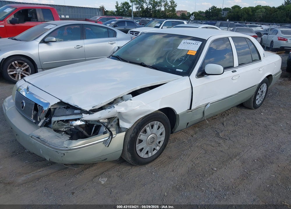 2004 MERCURY GRAND MARQUIS GS VIN: 2MEFM74W04X651477
